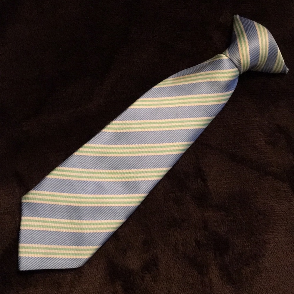 Boys Blue and green tie